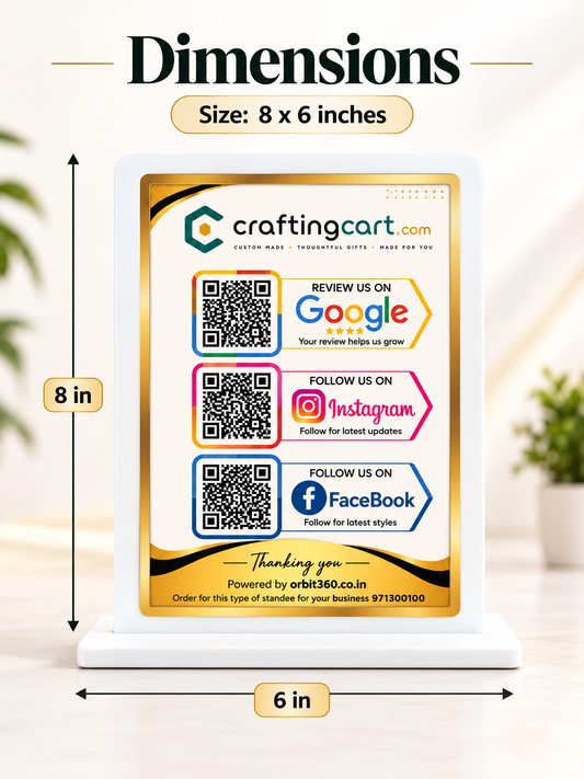 Smart Business QR Code Standee
