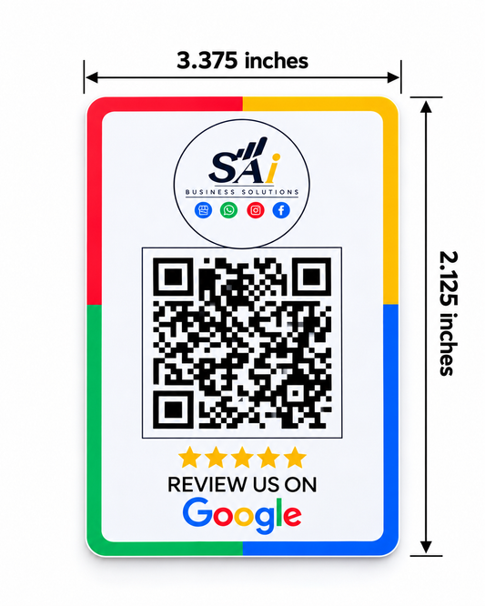 1 QR PVC Card